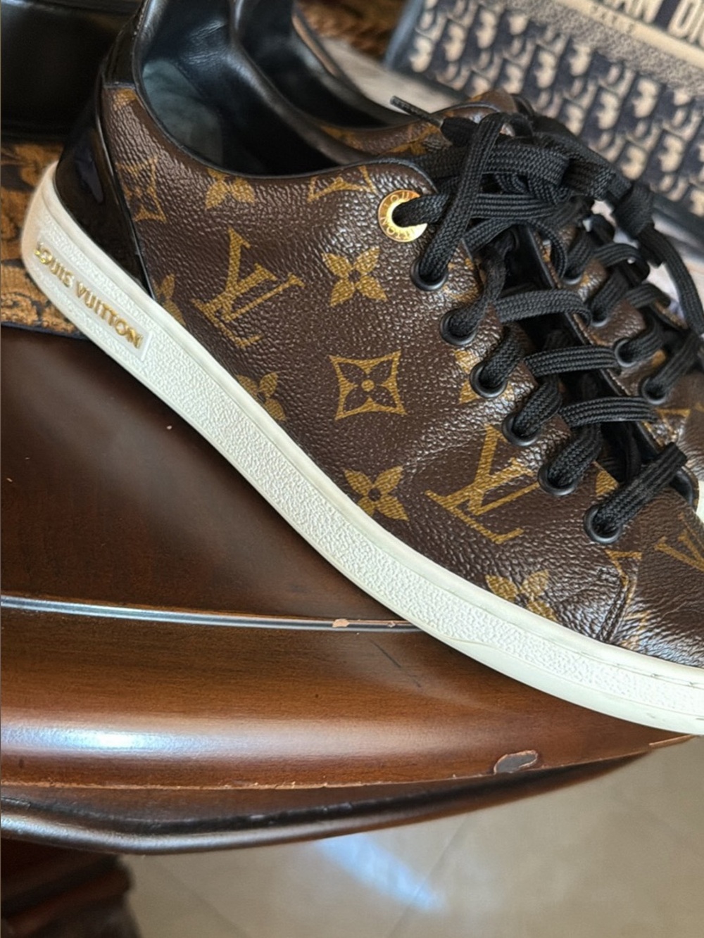 Louis Vuitton Brown Monogram Low-Top Sneakers